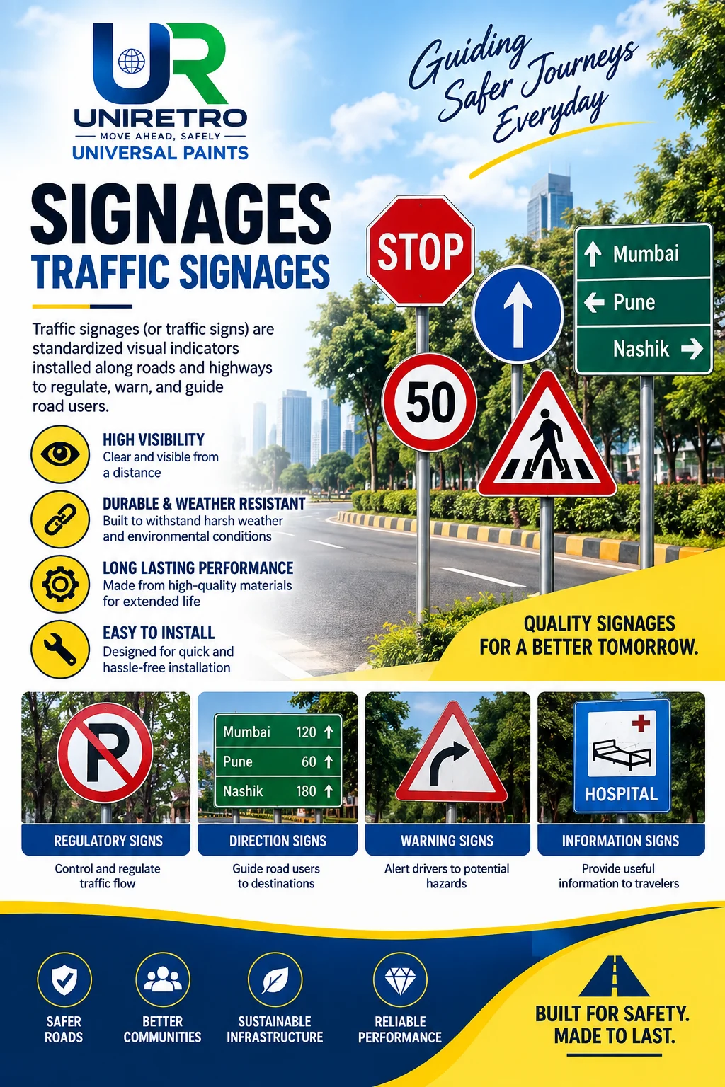 Spring Post road safety product
